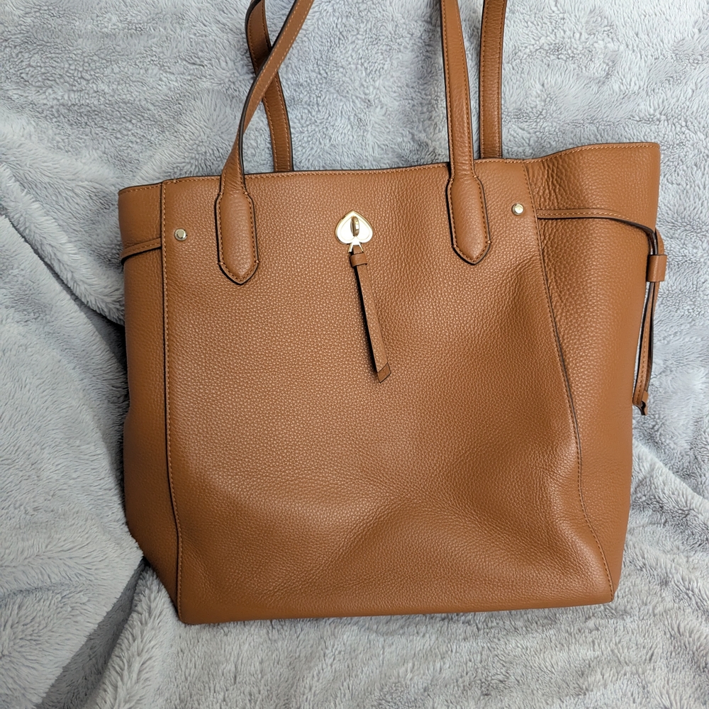 Kate Spade Brown Leather Tote Bag